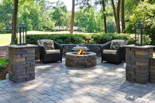 Fire Pit Installation in Wheaton
