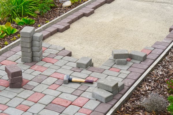 Paver Walkway Installation in Wheaton