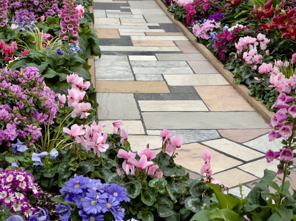 Garden Path Installation in Wheaton