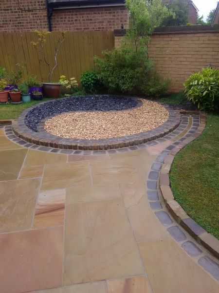 Sandstone Patio Installation in Wheaton